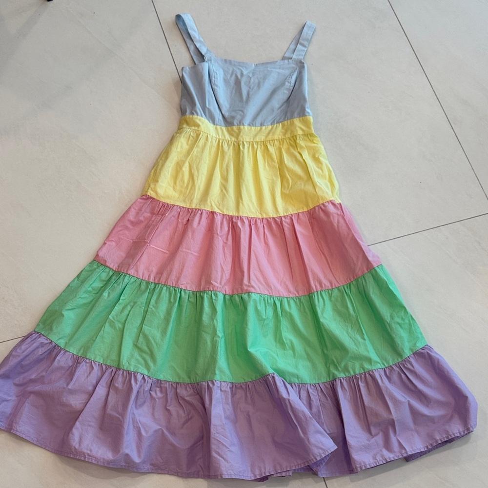English Factory Colorful Tiered Maxi Dress
